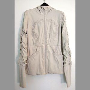 Lululemon Dance Studio reversible jacket dune